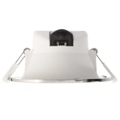 LED-Deckeneinbauleuchte Acrux, Ø 15 cm, silber matt, CCT
