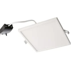 LED-Deckeneinbauleuchte Alya weiß 18x18cm 2.700 K