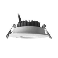 LED-Deckeneinbauleuchte Dione, IP44, 4.000 K, weiß, dimmbar