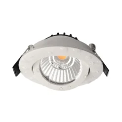 LED-Deckeneinbauleuchte Dione, IP44, weiß, dim to warm