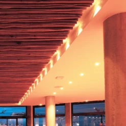 LED-Deckeneinbauleuchte Punto Lumi, silber, 1 W, 3.000 K