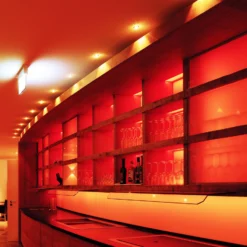 LED-Deckeneinbauleuchte Punto Lumi, silber, 1 W, 3.000 K