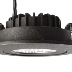 LED-Deckeneinbaustrahler Dione 4.000 K schwarz