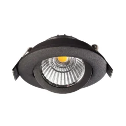 LED-Deckeneinbaustrahler Dione 4.000 K schwarz