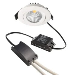 LED-Deckeneinbaustrahler Dione 4.000 K weiß
