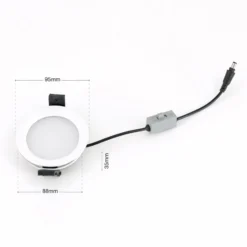 LED-Deckeneinbaustrahler Office, UGR<19, CCT, weiß