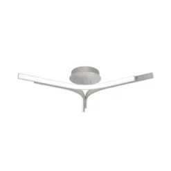 LED-Deckenlampe Alta, silberfarben, Ø 70 cm, Metall