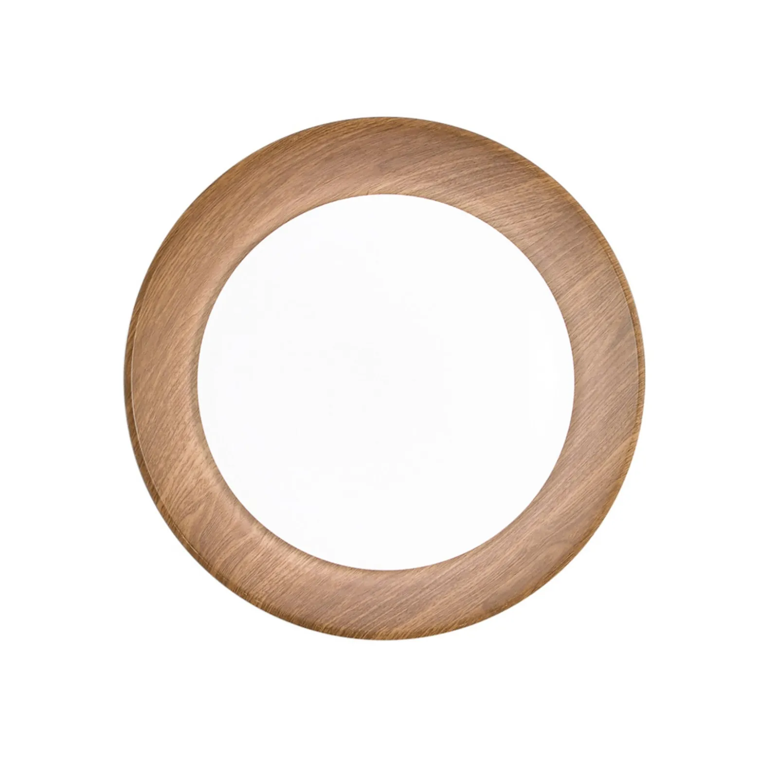 LED-Deckenlampe Arka, Ø 40 cm, schwarz/Holzoptik, Metall CCT
