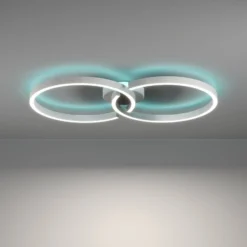 LED-Deckenlampe Armandolo, weiß, Länge 67 cm, CCT, RGB