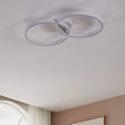 LED-Deckenlampe Armandolo, weiß, Länge 67 cm, CCT, RGB