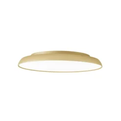 LED-Deckenlampe Art, Ø 45 cm, creme-goldfarben, Metall