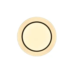 LED-Deckenlampe Atria, Ø 38 cm, schwarz, Kunststoff, CCT