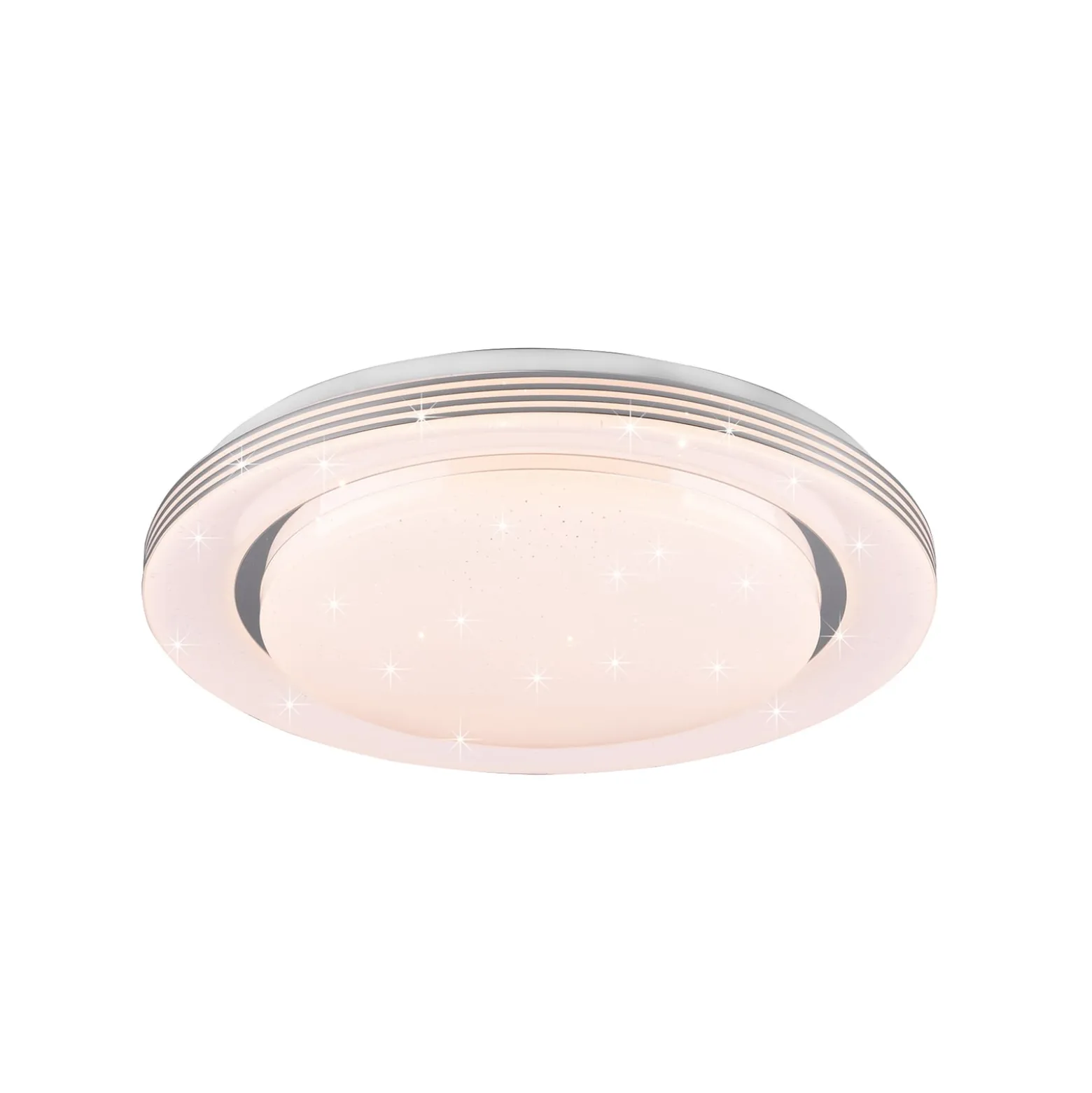 LED-Deckenlampe Atria, Ø 38 cm, weiß, Kunststoff, CCT