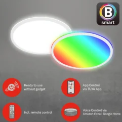 LED-Deckenlampe B smart RGBW dimmbar weiß Ø 42 cm