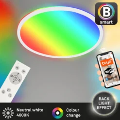 LED-Deckenlampe B smart RGBW dimmbar weiß Ø 42 cm