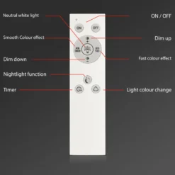 LED-Deckenlampe B smart RGBW dimmbar weiß Ø 42 cm