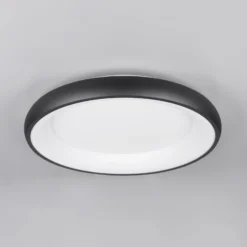 LED-Deckenlampe Cardona, Ø 62 cm, schwarz matt, Metall, CCT