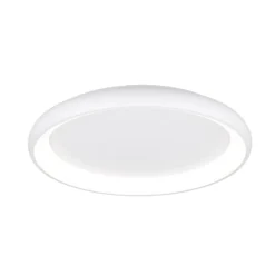 LED-Deckenlampe Cardona, Ø 75 cm, weiß matt, Metall, CCT