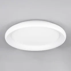 LED-Deckenlampe Cardona, Ø 75 cm, weiß matt, Metall, CCT