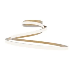 LED-Deckenlampe COASTER, goldfarben, Länge 50 cm Metall, CCT