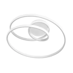 LED-Deckenlampe COASTER weiß, Länge 50 cm, Metall, CCT