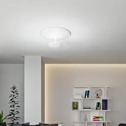 LED-Deckenlampe Conrad, weiß, Ø 50 cm, Metall, dimmbar