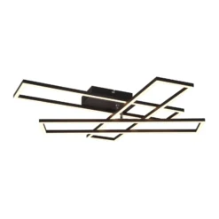 LED-Deckenlampe Corso dreiflammig, schwarz matt