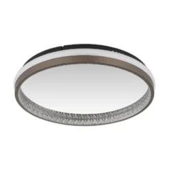 LED-Deckenlampe Della, Ø 40 cm, dunkelgrau, Metall