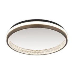 LED-Deckenlampe Della, Ø 40 cm, dunkelgrau, Metall