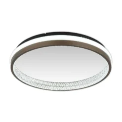 LED-Deckenlampe Della, Ø 40 cm, dunkelgrau, Metall