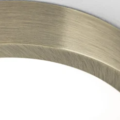 LED-Deckenlampe Disc, messingfarben antik, Ø 14 cm, CCT