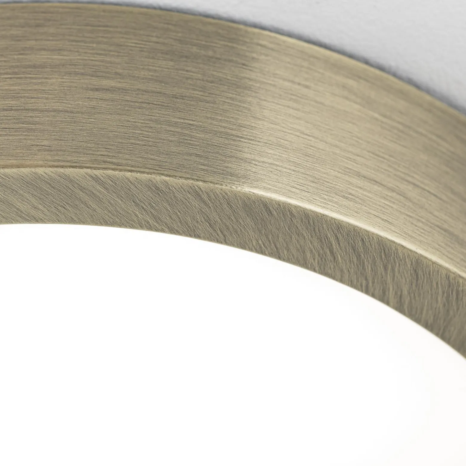 LED-Deckenlampe Disc, messingfarben antik, Ø 14 cm, CCT
