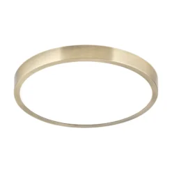 LED-Deckenlampe Disc, messingfarben antik, Ø 24 cm, CCT