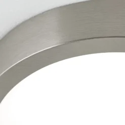 LED-Deckenlampe Disc, nickelfarben satiniert, Ø 14 cm, CCT