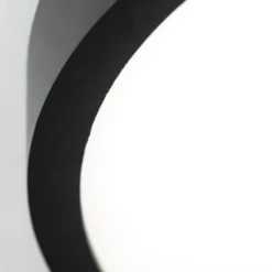 LED-Deckenlampe Disc, schwarz Ø 28 cm, CCT Metall/Kunststoff