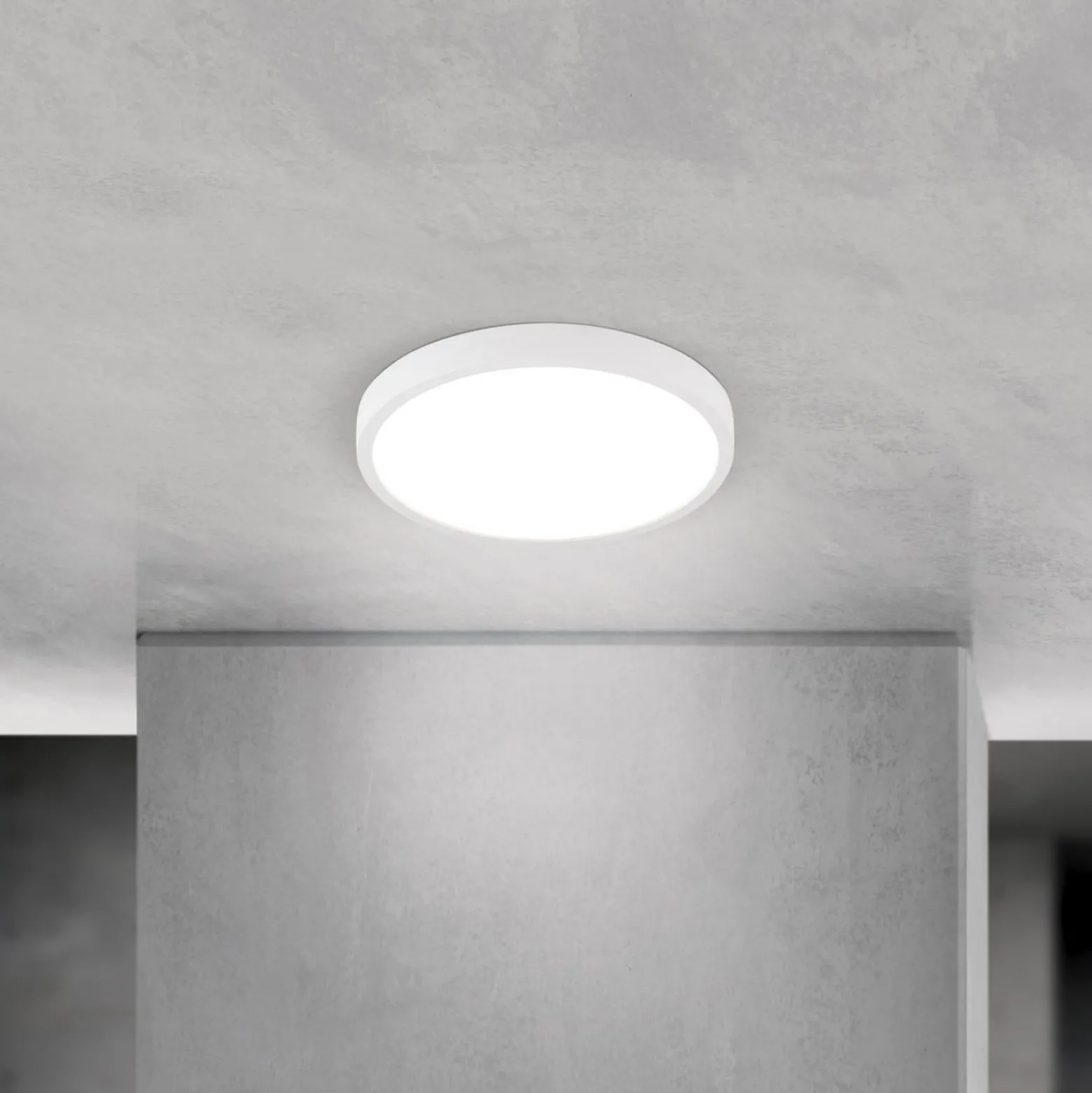 LED-Deckenlampe Disc, weiß Ø 24 cm, CCT, Metall/Kunststoff