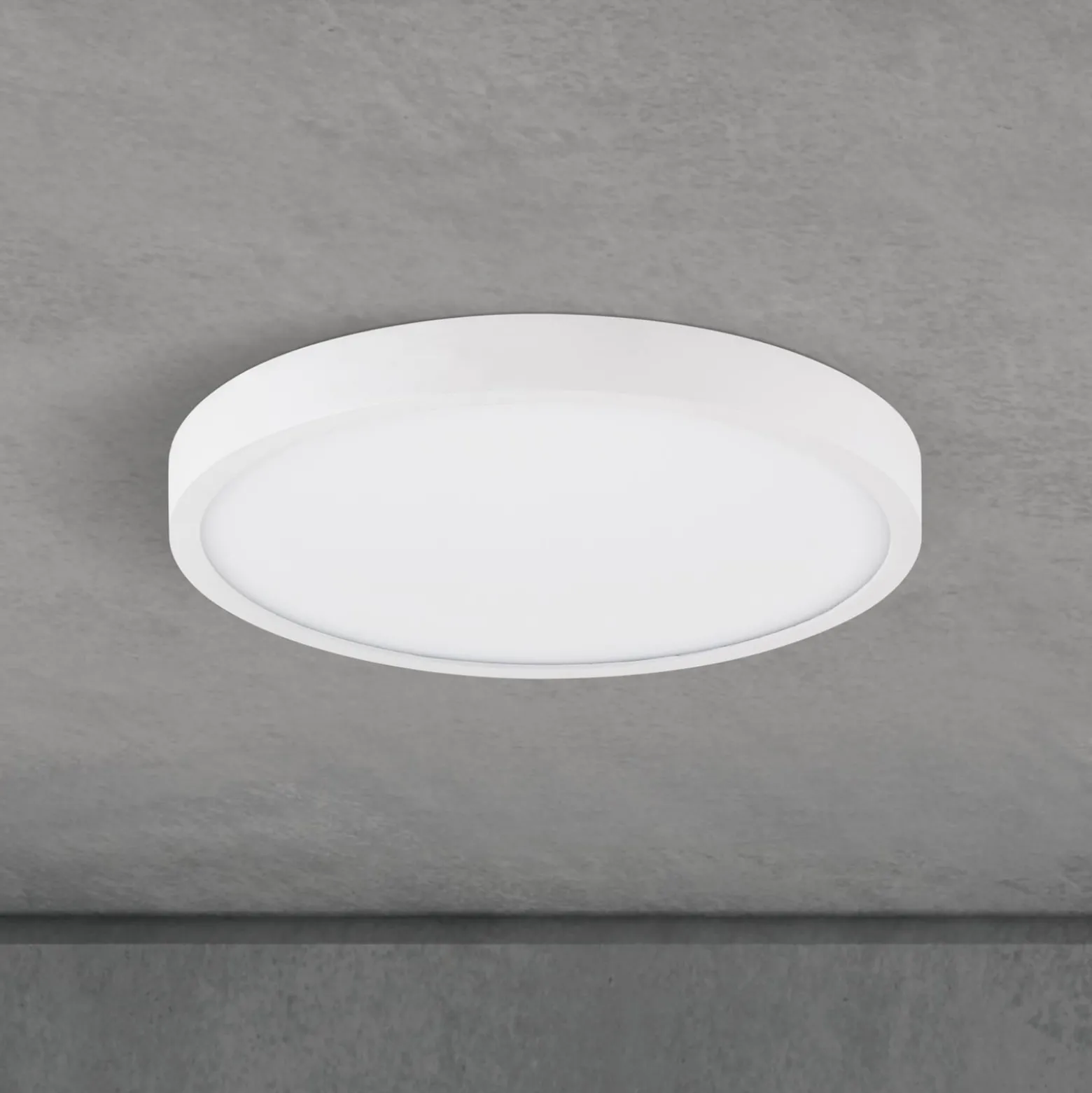 LED-Deckenlampe Disc, weiß Ø 24 cm, CCT, Metall/Kunststoff