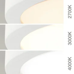 LED-Deckenlampe Disc, weiß Ø 14 cm, CCT, Metall/Kunststoff