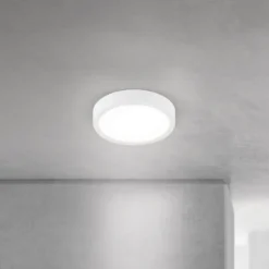 LED-Deckenlampe Disc, weiß Ø 14 cm, CCT, Metall/Kunststoff