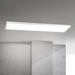 LED-Deckenlampe Disc, weiß, Länge 115 cm, CCT, Metall