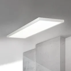 LED-Deckenlampe Disc, weiß, Länge 115 cm, CCT, Metall