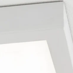 LED-Deckenlampe Disc, weiß, Länge 60 cm, CCT, Metall