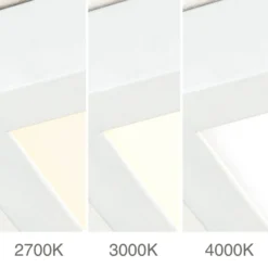 LED-Deckenlampe Disc, weiß, Länge 60 cm, CCT, Metall