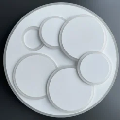 LED-Deckenlampe Dots, weiß, Ø 50 cm, Metall/Acryl, CCT