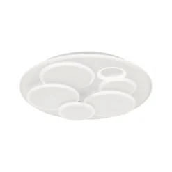 LED-Deckenlampe Dots, weiß, Ø 50 cm, Metall/Acryl, CCT