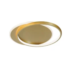 LED-Deckenlampe Evelyn, goldfarben, Länge 55 cm, Metall