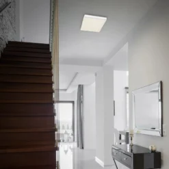 LED-Deckenlampe Flame Star, 21,2 x 21,2 cm weiß