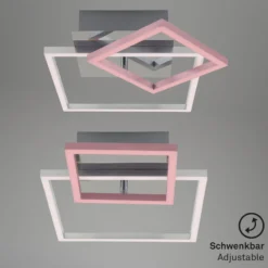 LED-Deckenlampe Frames 1 kleines/1 großes Quadrat