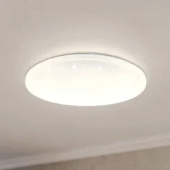 LED-Deckenlampe Frania-S m. Kristalleffekt Ø 43cm