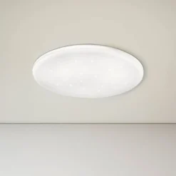 LED-Deckenlampe Frania-S m. Kristalleffekt Ø33cm